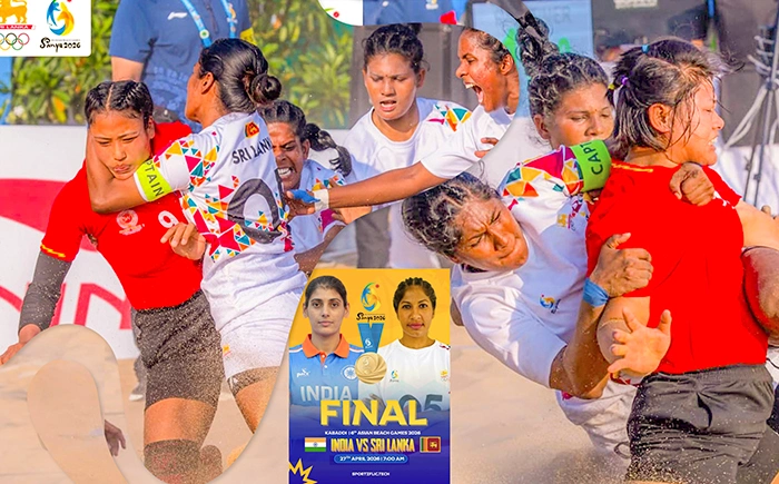 Silver in the sand: Navy duo shines at Women’s Beach Kabaddi in 6th Asian Beach Games